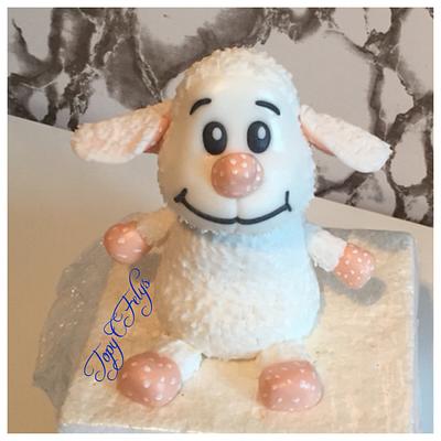 Toy sheep- cake topper - Cake by Felis Toporascu
