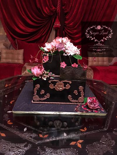 Exotic Black Garden  - Cake by Sugar Land By Naoual 