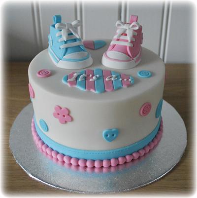 Gender reveal cake - Cake by Astrid 