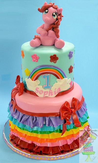 PINKIE PIE PONY RAINBOW CAKE  - Cake by Yari 