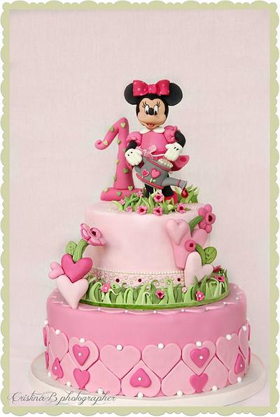  Minny mouse B-Day cake - Cake by La Belle Aurore