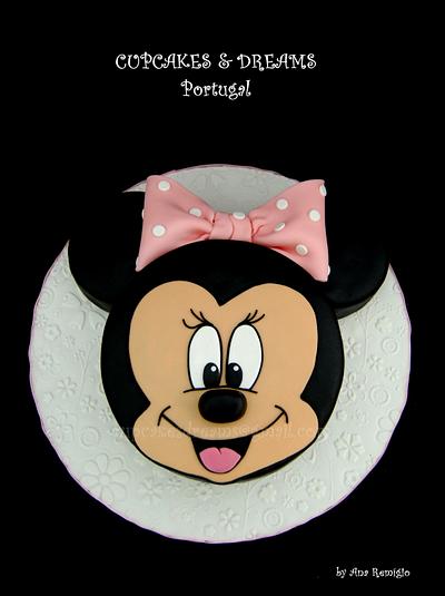 MINNIE MOUSE 2D - Cake by Ana Remígio - CUPCAKES & DREAMS Portugal