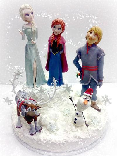 Frozen for Christmas! - Cake by Patrizia Laureti LUXURY CAKE DESIGN