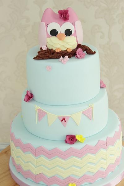 Owl cake - Cake by Tânia Santos