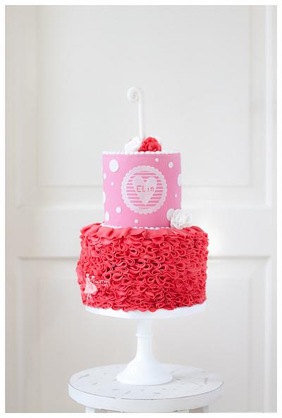 1st birthday cake - Cake by Taartjes van An (Anneke)