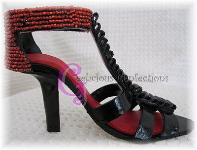 Strappy Heel - Cake by Geelicious Confections