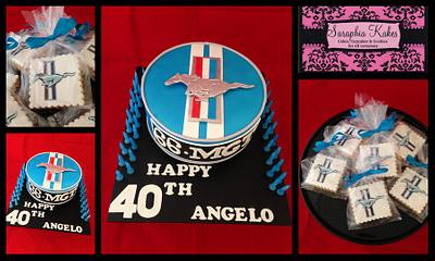 40th Male Birthday Cake - Cake by Wendy - Saraphia Kakes