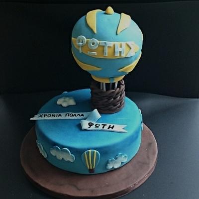 air balloon - Cake by nef_cake_deco
