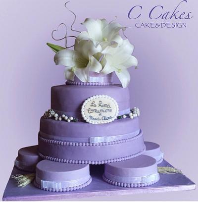 cake lilies - Cake by cettina Marrone