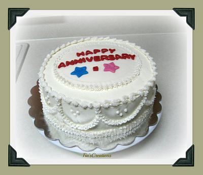 Anniversary Fruit Cake - Cake by FiasCreations