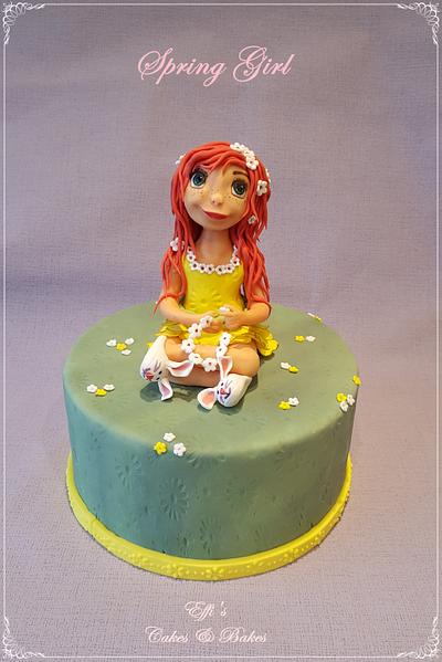 Spring Girl - Cake by Effi's Cakes & Bakes 