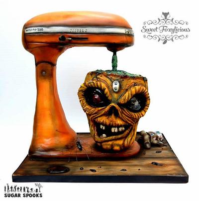 WitchAid Mixer Cake - SugarSpooks2015 - Cake by Sweet Foxylicious