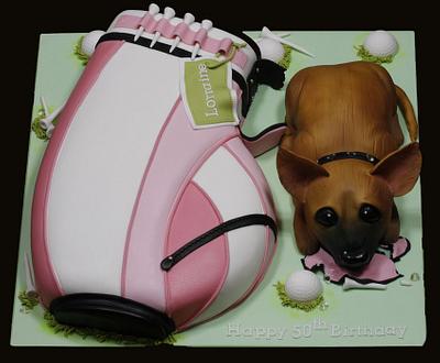 Naughty Pup - Cake by kingfisher