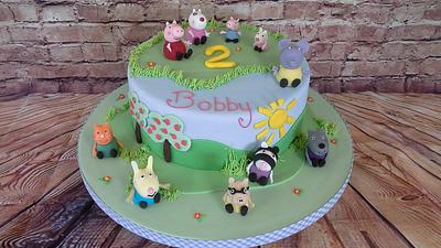 Peppa pig cake - Cake by milkmade