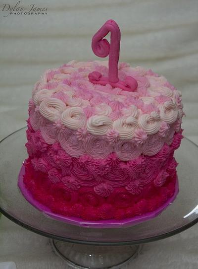 Ava's First Birthday Smash Cake - Cake by Jenny