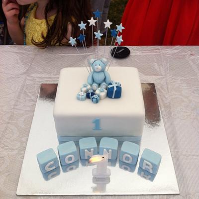 Happy 1st birthday. - Cake by catchfab