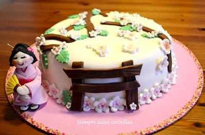 Tarta Geisha en Japón  - Cake by Siempre dulce cocinillas