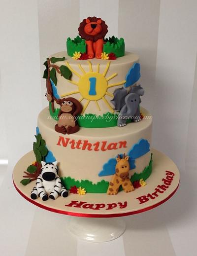 Jungle Themed Cake - Cake by Sugar n Spice by Cher