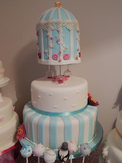 Birdcage wedding cake - Cake by Sugarpaste Dreams