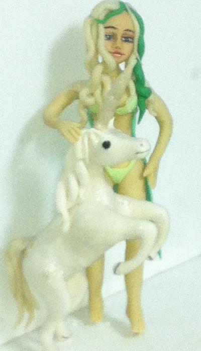 Horse and agirl - Cake by Nivo