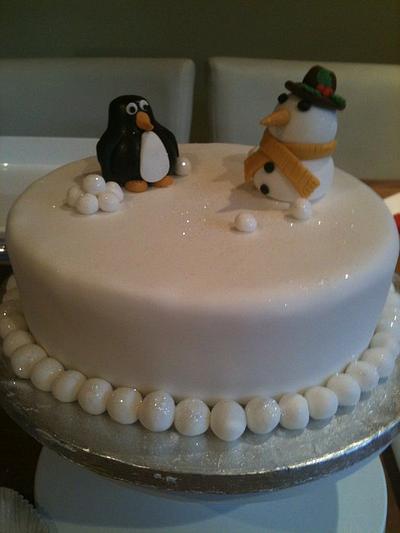 Fun Christmas Cake - Cake by Tina Harrigan-James