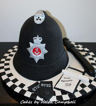 Police Retirement Cake - Cake by Helen Campbell