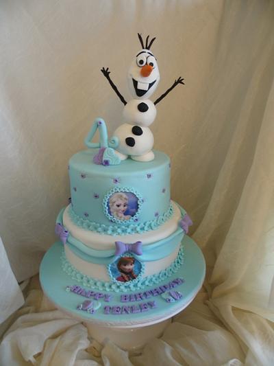 Olaf and Frozen themed Cake - Cake by DaniellesSweetSide