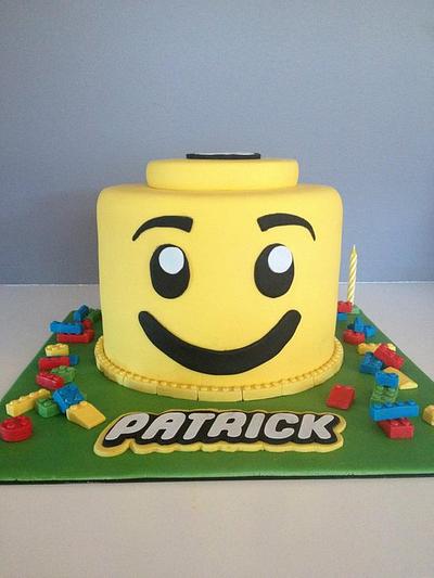 "Patrick the Lego Head" - Cake by Ninetta O'Connor