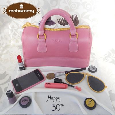 Furla Handbag with accessories  - Cake by Mnhammy by Sofia Salvador
