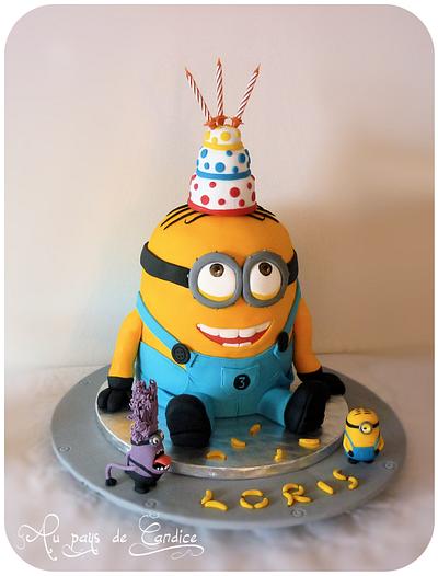 Minion birthday - Cake by Au pays de Candice