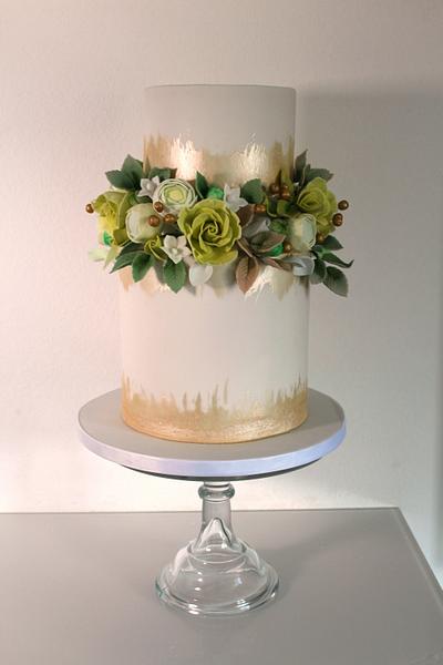 Boho Foliage - Cake by Rosewood Cakes