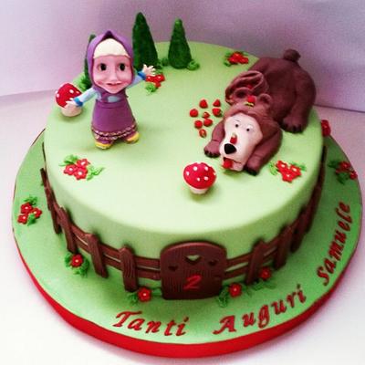 Masha and Bear - Cake by Barbara Viola