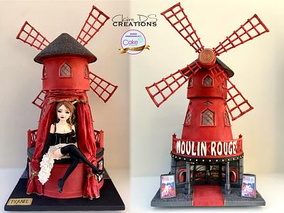 « Moulin rouge » CI Birmingham 2017 - Cake by Claire DS CREATIONS