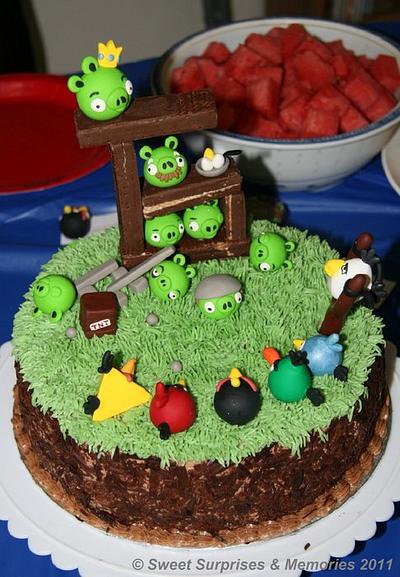 Angry Birds Cake - 6th birthday - Cake by SSM