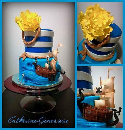 Pirate ship - Cake by La Cabotine
