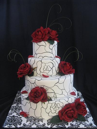 red roses - Cake by cindy