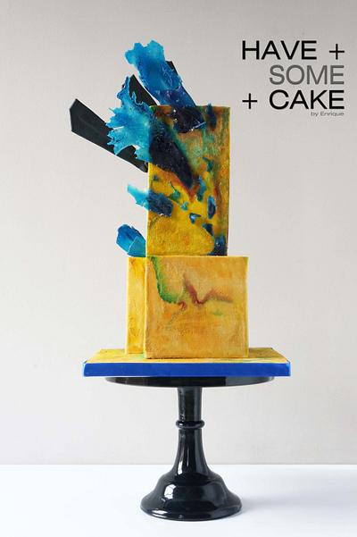 Shattered Image - Sugar Art 4 Autism Collaboration - Cake by EnriqueHaveCake