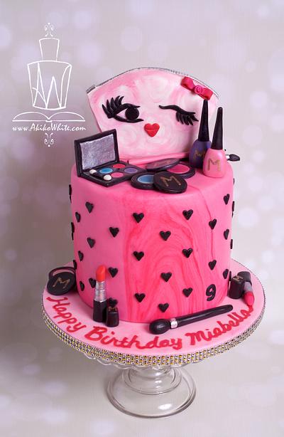 Make-Up Cake - Cake by Akiko White 