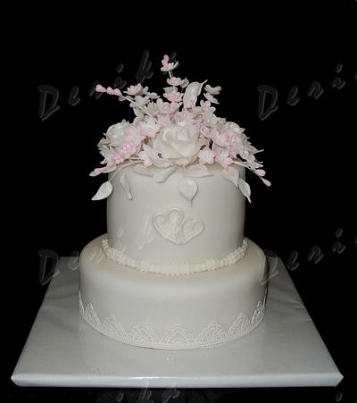 Wedding cake - Cake by Derika