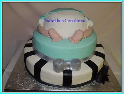 Baby Bottom cake - Cake by Isabella's Creations