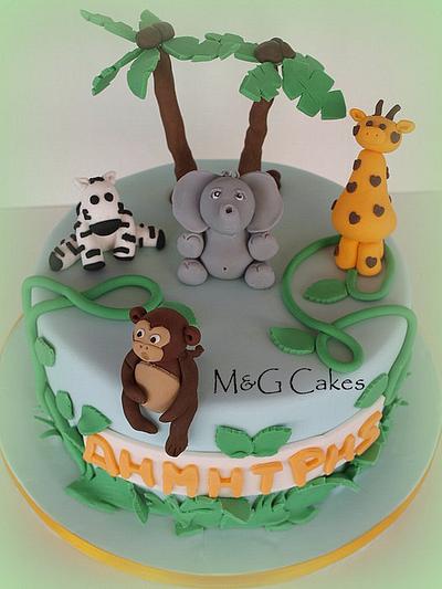 Jungle cake! - Cake by M&G Cakes