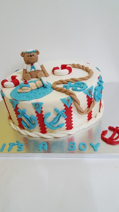 Baby shower cake  - Cake by Shorna's Cake Corner