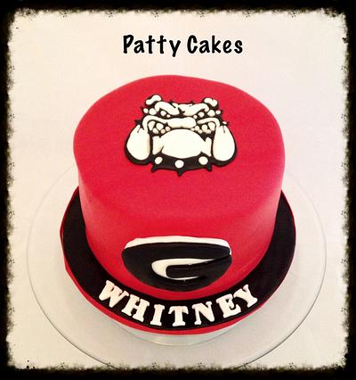 University of Georgia Cake - Cake by Patty Cakes Bakes