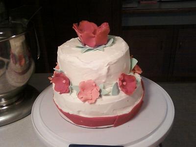 Flower Cake  - Cake by Neesie