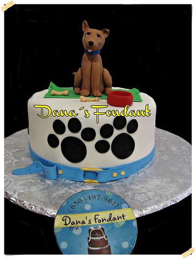 Dog Cake - Cake by Dana´s Fondant