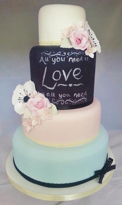 All you need is love... - Cake by Natalie's Cakes & Bakes