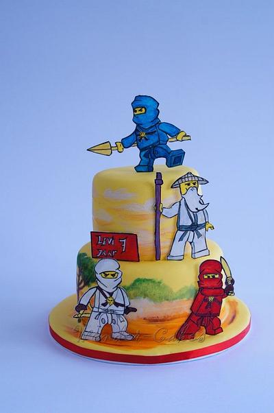 Painted Lego Ninjago Cake - Cake by Alice van den Ham - van Dijk