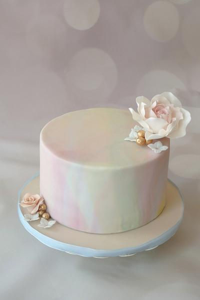 Romantic birthday - Cake by Klara Liba