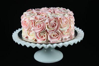 Strawberry Roses - Cake by sweetonyou