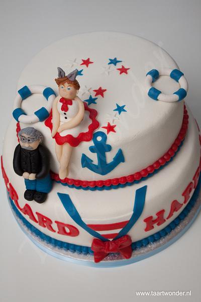 Navy cake - Cake by Bianca